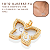 Mini Pingente Flutuante - Rommanel - Folheado a Ouro 24k - Imagem 10