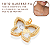 Mini Pingente Flutuante - Rommanel - Folheado a Ouro 24k - Imagem 6