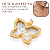 Mini Pingente Flutuante - Rommanel - Folheado a Ouro 24k - Imagem 2
