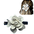 Fivela Flor - Acetato com prendedor metálico emborrachado - Imagem 1