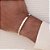 Bracelete Masculino Rommanel Tubo Retangular Prata925 Maciça - Imagem 3