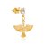 Brinco Espírito Santo com cristais Rommanel - Folheado a Ouro 18k (Ref.525252) - Imagem 4