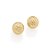 Brinco Bola Trabalhada Grande (10mm) - Rommanel (10mm) - Folheado a Ouro (Ref.525468) - Imagem 1