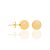 Brinco Bola Trabalhada Grande (10mm) - Rommanel (10mm) - Folheado a Ouro (Ref.525468) - Imagem 4
