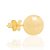 Brinco Bola Lisa (8mm) Rommanel - Folheado a Ouro (Ref.520470) - Imagem 4