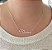 Colar Nome Personalizado - PRATA 925 / Folheado a Ouro 18K - Fonte Fina - Imagem 2