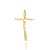 Pingente Escrito Jesus Cravejado de Zircônias - Rommanel - Folheado a Ouro (Ref. 542319) - Imagem 1
