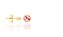 Brinco Infantil Cristal Rommanel - Folheado a Ouro 18k (Ref.525179) - Imagem 4