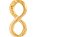 Brinco Símbolo do Infinito - Rommanel - Folheado a Ouro 18k / Rhodium (Ref.525114) - Imagem 5
