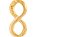 Brinco Símbolo do Infinito - Rommanel - Folheado a Ouro 18k / Rhodium (Ref.525114) - Imagem 5