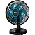 Ventilador de Mesa Cadence Refresh Turbo Pro 6 Pás Preto e Azul VTR420 220V - Imagem 1