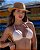 Top Cortininha Coqueiro Nude - Imagem 1