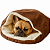 Cama Cave para cães e gatos - Imagem 1