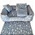 Enxoval para cachorro Cotton Cloud Blue - Imagem 1