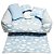 Enxoval para cachorro Cotton Cloud Blue - Imagem 2