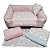 Enxoval para cachorro Cotton Cloud Pink - Imagem 1