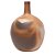 Conjunto de jarros garrafa oval decorativo de cerâmica terracota - Imagem 2