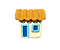 Mini casinhas coloridas de parede Mod.2 - diversas cores - Imagem 6