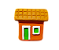 Mini casinhas coloridas de parede Mod.2 - diversas cores - Imagem 2