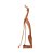 Escultura de Madeira Cachorra Baleia sentada - Imagem 4
