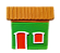 Casinhas coloridas de parede média Mod.5 - diversas cores - Imagem 4