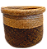 Cachepot de Piaçava Verde Petróleo - Imagem 2