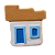 Mini casinha de parede Mod.7 - diversas cores - Imagem 1
