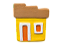 Mini casinha de parede Mod.7 - diversas cores - Imagem 2