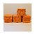 Escultura Cubo 3 faces 15 CM - Imagem 1