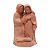 Escultura de Sagrada Família média em cerâmica - Imagem 1