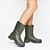 Galocha Urb Green - Bota Feminina Impermeável Cano Médio Verde Matte - Imagem 4