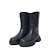 Galocha Urb Black - Bota Feminina Impermeável Cano Médio Preto Matte - Imagem 4