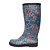 Galocha Raindrops - Bota Feminina Impermeável Slim Estampada Multicolor Matte - Imagem 5