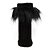 Polaina Plumas PG004 Preto - Imagem 1