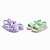 Kit 2 Sandália Infantil Menina Juju Borboleta Velcro Prática - Imagem 1