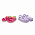 Kit 2 Sandália Infantil Menina Babuche colorida + Juju clássica - Imagem 4