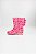 Kit Galocha Infantil Rosa Dino com Led + Capa de Chuva Com Capuz + Meia Divertida - Imagem 4