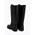 Galocha Bota Feminina Cano Longo KT061 Preto Montaria - Imagem 5
