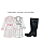 Kit Galocha Cano Longo Preta Kt001 + 1 Capa de Chuva Longa Ck003 - Imagem 1