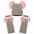 Kit Compre 1 Par de Polaina Plumas Pg004 + Ganhe 1 Gorro Plumas Gg004 - Imagem 2
