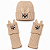 Kit Compre 1 Par de Polaina Esquilo Pg003 + Ganhe 1 Gorro Esquilo Gg003 - Imagem 2