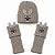 Kit Compre 1 Par de Polaina Esquilo Pg003 + Ganhe 1 Gorro Esquilo Gg003 - Imagem 4