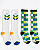 Kit Adulto 4 Meias 3/4 Brasil Copa - Imagem 1
