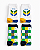 Kit Adulto 4 Meias 3/4 Brasil Copa - Imagem 3