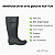 Galocha Iconic Preto Matte - Bota Feminina Impermeável Slim Clássica - Imagem 5