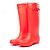 Galocha Iconic Red - Bota Feminina Impermeável Slim Clássica Vermelho Matte - Imagem 7