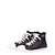 Galocha Chuck Black - Tênis Feminino Impermeável Preto Matte com Cadarço - Imagem 7