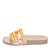 Slide Feminino KTSL011 Tie Dye Laranja - Imagem 1