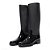 Galocha Posh - Bota Feminina Impermeável Slim Preto Matte com Zíper - Imagem 9