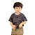 Camiseta Infantil Camuflada Digital Petróleo - Imagem 1
